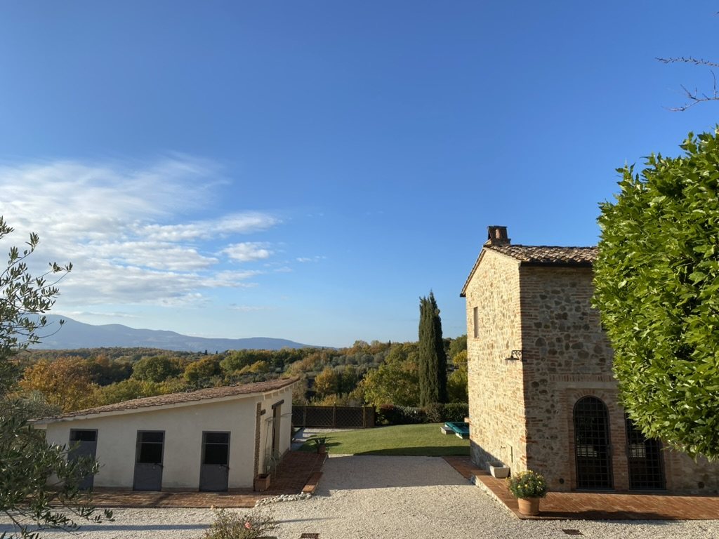 Autumn view over the hills